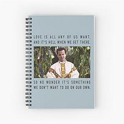 Fleabag Hot Priest Speech Illustration Notebook