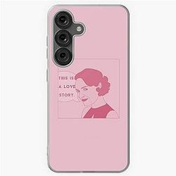 Fleabag This Is a Love Story Comic Pink Pastel Illustration Samsung Galaxy Soft Case