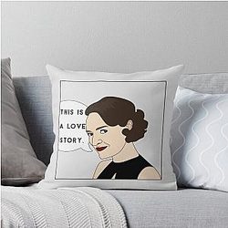 Fleabag This Is a Love Story Comic Color Illustration Throw Pillow