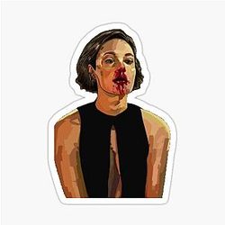 Fleabag nosebleed sticker