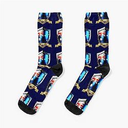 Fletcher Family Australia Shield Heritage Crest of Pride Socks