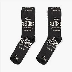 Team Fletcher Lifetime Member Personalized Name Fletcher Socks
