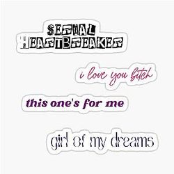Fletcher Girl of My Dreams Sticker Pack