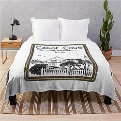 Cabot Cove Jessica Fletcher Throw Blanket