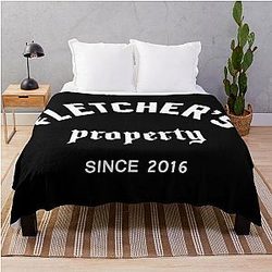 Fletcher's Property Since 2016 Throw Blanket