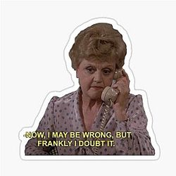 Jessica Fletcher Sticker