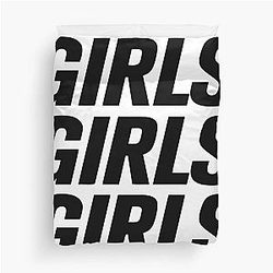 Fletcher's Triple Girls Duvet Cover