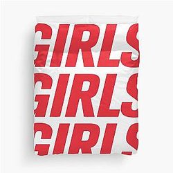 Fletcher Merch Fletchers Triple Girls Duvet Cover