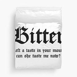 Fletcher Merch Bitter Duvet Cover
