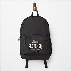 Team Fletcher Lifetime Member Personalized Name Backpack