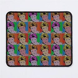 Jessica Fletcher in Pop Art Style Lithograph Mouse Pad