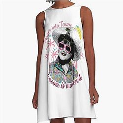 Moves into town Jessica Fletcher Murder Art ImagesLineStyle Dress