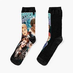 Bootleg 90'S Retro Style Jessica Fletcher Rap T-Shirt Design Sock