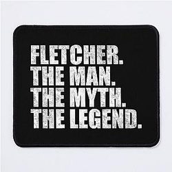 Fletcher The Man The Mouse Pad