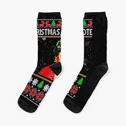 Red Christmas Images Art Murder Jessica Fletcher Socks