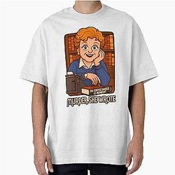 Jessica Fletcher Inspired Merch Perfect For Murder She Wrote Fans Oversized T-Shirt