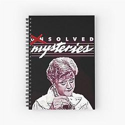 Jessica Fletcher Solving Mysteries Spiral Notebook