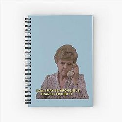 Jessica Fletcher Spiral Notebook