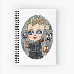 Jessica Fletcher by Nana Pickett Spiral Notebook
