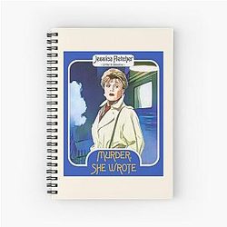 Jessica Fletcher Murder She Wrote Fan Art Spiral Notebook