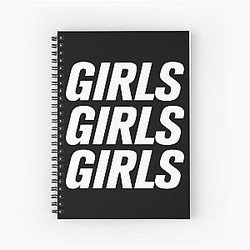 Fletcher Merch Triple girls Spiral Notebook