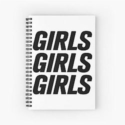 Fletcher Merch Triple Spiral Notebook