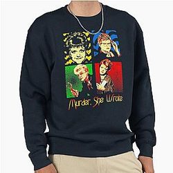 Jessica Fletcher Murder She Wrote Pullover Sweatshirt