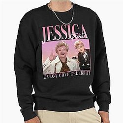 90 RETRO STYLE JESSICA FLETCHER Classic T Shirt Pullover Sweatshirt