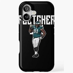 Fletcher Cox 91 Bold iPhone Tough Case