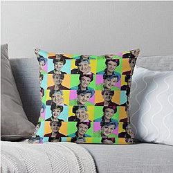 Jessica Fletcher (Pop Art) Murder, She Wrote Throw Pillow