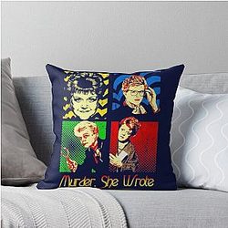 Murder She Wrote Throw Pillow