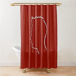 Depeche Mode Andy Fletcher profile Shower Curtain