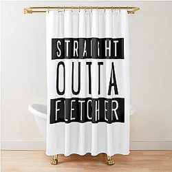 Straight Outta Fletcher, North Carolina, Fletcher, NC, Shower Curtain