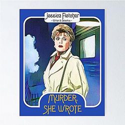 Jessica Fletcher Murder She Wrote Fan Art Poster
