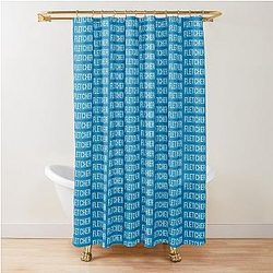 Fletcher Name Shower Curtain
