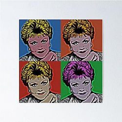 Jessica Fletcher in Pop Art Lithography Poster
