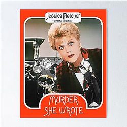 Jessica Fletcher Murder She Wrote Fan Art Poster