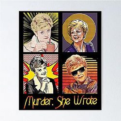 Four Jessica Fletcher Images Poster