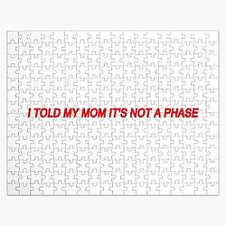 Fletcher Merch Comfy Girls I Told My Mom Its Not a Phase Jigsaw Puzzle