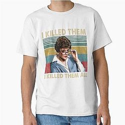 Jessica Fletcher Murder She Wrote Vintage I Killed Them Classic T-Shirt