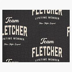 Team Fletcher Lifetime Member Personalized Name Fletcher Jigsaw Puzzle