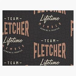 Team Fletcher Lifetime Member Personalized Jigsaw Puzzle
