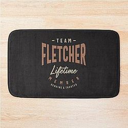 Team Fletcher Lifetime Member Personalized Bath Mat