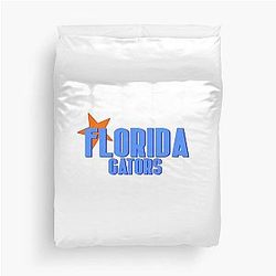 Florida Orange Gators Star Duvet Cover
