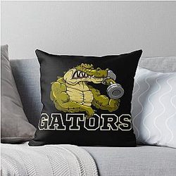 Florida Gators Baseball Throw Pillow