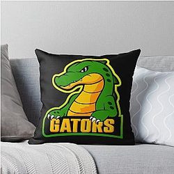 Florida Gators Baseball Throw Pillow