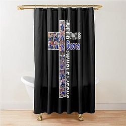 Florida Gators Football All I Need Today Is a Little Bit of Gators and a Whole Lot of Jesus Shower Curtain