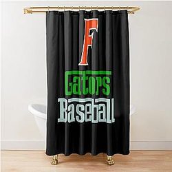 Florida Gators Baseball Shower Curtain