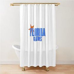 Florida Gators Blue Orange Shower Curtain