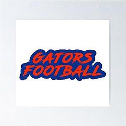 Florida Gators Football Poster